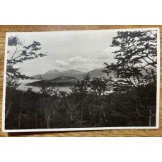 USHUAIA TIERRA DEL FUEGO ANTIGUA FOTO TIPO TARJETA POSTAL CIRCA 1965 ISLA REDONDA